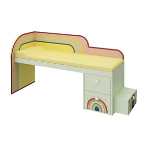 Cama moderna de madera maciza para exámenes médicos - Product Image 2