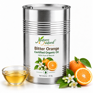 Certified Organic Bitter <b>Orange</b> Essential Oil Cold <b>Pressed</b> Natural Citrus Oil for Aromatherapy Cosmetics and Personal Care Bulk - Product Image 3