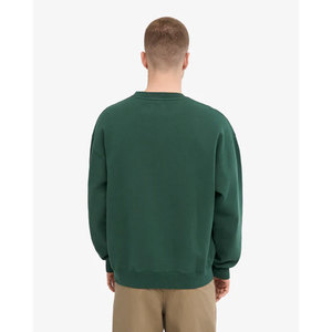 Sudadera Unisex de Forro Polar Verde para Otoño, Cálida, para Deportes al Aire Libre, con Forro de Poliéster/Algodón, Transpirable, Cuello Redondo - Product Image 3