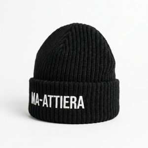 Bonnet unisexe en tricot côtelé avec logo personnalisé, chaud pour l'hiver, à revers extensible, doux, confortable, décontracté, pour l'extérieur - Product Image 5