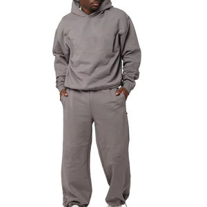 Conjunto Deportivo Personalizado 2026, Sudadera con Capucha y Pantalones de Chándal Transpirables para Invierno, Felpa Francesa de 480g, Estilo Urbano Unisex - Product Image 2