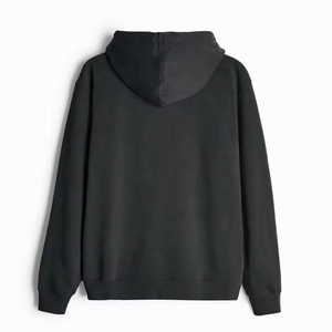 Wholesale Men's Zip Hoodies Long Sleeve Winter Regular Fit Breathable Eco-Friendly 450g Fleece 100% Cotton Full Zipper Hoodie - Product Image 2