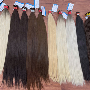 Top Selling Raw Vietnamese Colored Bulk Hair <b>Extensions</b> No Weft Double Drawn Remy Human Hair <b>for</b> <b>Braiding</b> Premium Quality - Product Image 5