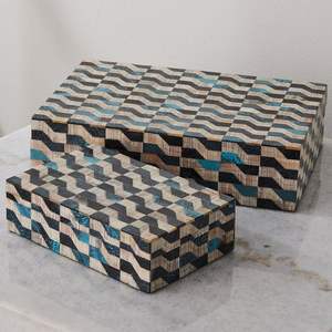 Elegant Unique Hand Curved Resin Inlay Jewelry <b>Box</b> Horn Inlay Jewelry <b>Keepsake</b> <b>Box</b> Gift Product Manufactured by Craftera Exports - Product Image 3