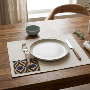 Premium Cotton Table Mat Heat Resistant <b>Placemat</b> for Dining Table Decor | Custom Logo Hotel Cafe Use Durable Washable Reusable - Product Image 2