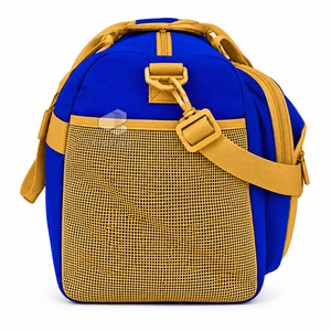 Sigma Gamma Rho Sorority Women's Blue Gold Large Capacity Cordura Duffel <b>Bag</b> With Shoe Compartment Sports <b>Travel</b> <b>Weekender</b> <b>Bag</b> - Product Image 2