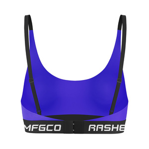Sujetador deportivo ligero con diseño de espalda cruzada de alto soporte, personalización de marca, fabricante y proveedor de ropa deportiva al por mayor OEM ODM - Product Image 2