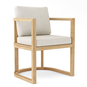 Conjunto de Muebles de Patio, Conjunto de Jardín para Exteriores, Conjuntos de Jardín de Lujo para Exteriores, Muebles de Teca para Restaurantes al Aire Libre - Montage - Product Image 5