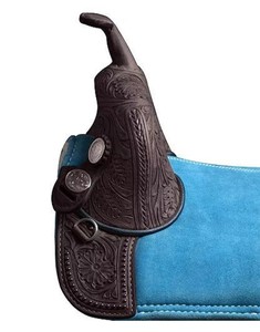TI101OA068 Customized Design Western English Genuine Premium Leather Treeless Horse Saddle <b>Soft</b> Seat Equestrian Stainless Steel - Product Image 3