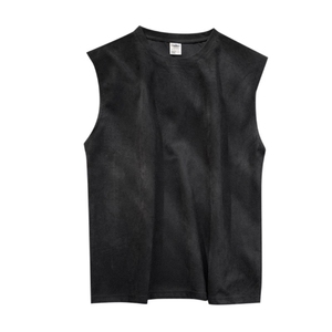 Débardeurs pour hommes en coton 100% à col rond - Product Image 4