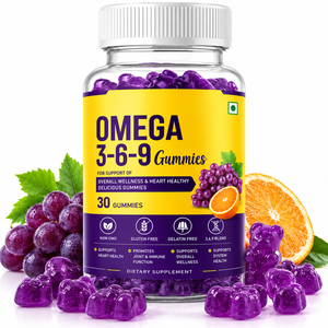 Gummies d'acides gras oméga en vrac de haute qualité – Gummies oméga 3-6-9 pour la santé quotidienne, la vitalité et le soutien du bien-être nutritionnel - Product Image 1