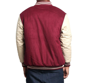 Blouson universitaire de basketball pour hommes, personnalisé, imperméable, pour l'extérieur et décontracté, en tissu doux, vente en gros - Product Image 5