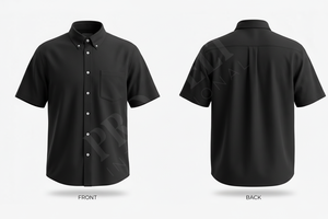 เสื้อเชิ้ตแขนสั้นผ้าบางเบา ระบายอากาศดี ติดกระดุม สำหรับผู้ชาย สวมใส่สบายๆ ทำงานได้ หรือใส่เป็นทางการ คอปกเสื้อแบบธุรกิจ - Product Image 6