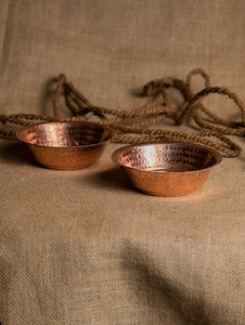 Handcrafted Pure Steel Copper Induction Bowl with Hammered Design <b>set</b> of <b>6</b> - Product Image 4