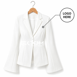 Blazer Formal para Mujer, Estilo Elegante, Sin Costuras, Transpirable, con Logotipo Personalizado, de Cosh International Delta Sigma Greek Apparel - Product Image 1
