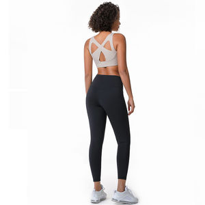 Pantalones de Yoga al por Mayor para Mujer, Leggings de Yoga de 28 Pulgadas, Leggings Deportivos para Correr con Efecto Levanta Glúteos, Cintura Elástica, Tela Suave - Product Image 4