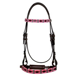 Harnais en cuir tressé sur mesure, bridons en cuir tressé avec rênes, harnais pour cheval 100% cuir, équitation, vente d'articles équestres - Product Image 1