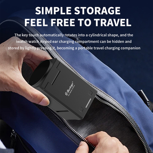 Support de chargeur sans fil rapide multifonction 15W pour iPhone Samsung <span class=keywords><strong>Air</strong></span> Pods avec fonction magnétique - Product Image 4