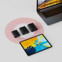 Nouvelle version 10000mAh Li-Polymère Batterie Powerbank Chargeur de téléphone portable avec charge rapide 20W Sortie