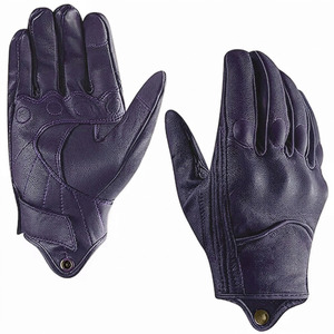Motorcycle Gloves Motocross Fingerless Riding Gloves for Men Casual Leather Full Finger Racing Gloves With Button Closure Non - Product Image 1