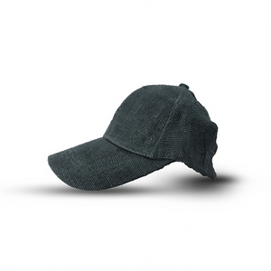 Casquette de baseball promotionnelle en chanvre pour adultes, style décontracté fait main avec visière incurvée, fabriquée au Népal - Product Image 1