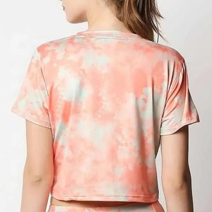 Camiseta de Moda para Mujer con Bordado Personalizado, Camiseta Casual Ajustada y Elástica para Mujer, Camiseta de Algodón Lavado Vintage para Mujer - Product Image 5