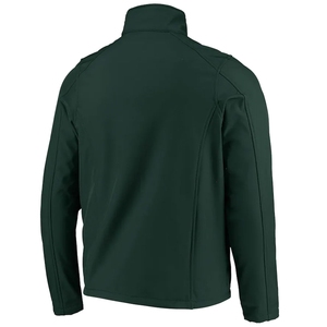 Mangoes Fashion Unisex Winter Softshell <b>Jacket</b> Breathable Windproof Waterproof Stand Collar Zipper Closure Polyester/Cotton - Product Image 2