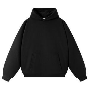 Vente en gros OEM Sweat à capuche pour homme en coton épais, coupe épaules tombantes, style streetwear, pour commandes en gros de marques américaines, faible MOQ - Product Image 1