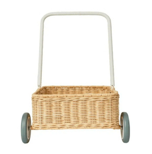 Chariot à tirer en rotin pour enfants - Product Image 1