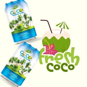 Agua de Coco 100% Pura de 320 ml, Electrolitos, Sabor a Frutas y Verduras, Lista para Beber, OEM, ODM, Personalizable - Product Image 2