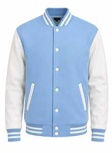 High Quality Varsity <b>jacket</b> for men with stand collar - Product Image 1