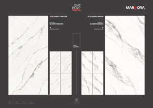 Azulejos de porcelana modernos, brillantes y sin fin, tamaño 600x1200, formato grande para pisos y paredes, para interiores de villas, apartamentos y hoteles de lujo. - Product Image 6