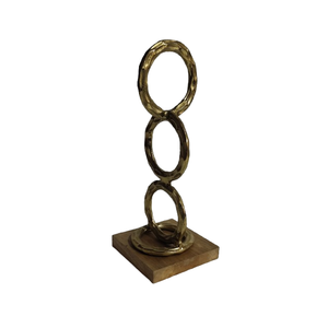 Abstract Engraved Metal Wood Sculpture Handmade Home Decor Handmade Aluminum Home Decoration for Home Desktop Object Weddings - Product Image 6