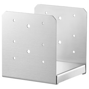10 staffe di ancoraggio per base palo in acciaio inossidabile da 6"x6" per gazebo (5,9x5,5") - Product Image 3