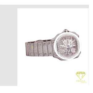 Montre en or rose sertie de diamants, élégante et luxueuse pour femme, idéale pour tous les jours et les soirées, disponible à la vente, directement de l'usine. - Product Image 1