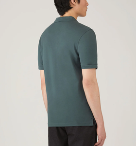 Polo pour homme infroissable, entretien facile, en piqué, uniforme professionnel pour le bureau, polo élégant, pantalon décontracté formel pour affaires - Product Image 4