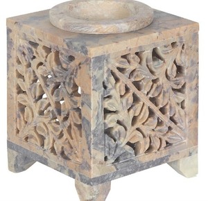 Antique <b>Elephant</b> Shape Handmade Soapstone Aroma Oil Burner Front Desk Home Decoration and Office <b>Gift</b> Item - Product Image 2