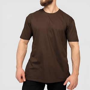 Camiseta de Algodón para Hombre, Suave y Transpirable, con Logotipo Personalizado, Camiseta de Algodón Lisa para Hombre, Camisetas de Algodón Transpirables para Hombre, Venta al Por Mayor OEM - Product Image 3