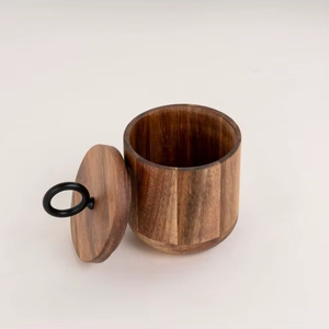 Contenedor de Especias y Pimienta de Madera de Olivo Natural House, Apto para Lavavajillas y Horno, Ecológico y Personalizable - Product Image 1