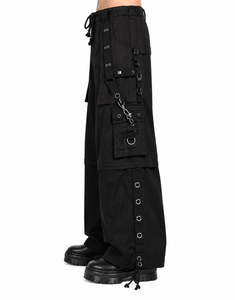 Maßgeschneiderte Gothic-Modehose Unisex Relaxed Fit Multi-Pocket Streetstyle Hose Gothic-Style Hose Unisex Weite Passform Alternative - Product Image 3