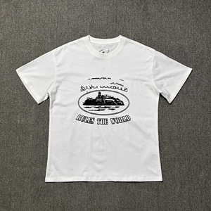 Camiseta Blanca de Manga Corta para Hombre, Cuello Redondo, Corte Regular, 100% Algodón Jersey, Diseño Liso, Ecológica - Product Image 1