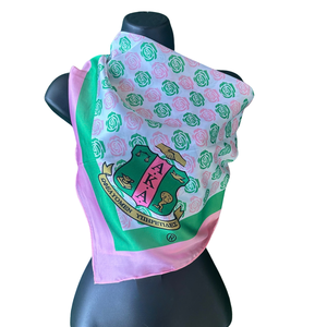 Rose in Harlem White Square Scarf Women Fashion Printed Neck Wrap Elegant Lightweight Hair Scarf <b>Head</b> Cover Gift and <b>Styling</b> - Product Image 1