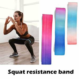 Bandes de Résistance en Tissu pour Hanches et Fessiers – Boucles d'Entraînement pour Squats, Exercices des Jambes et du Bas du Corps – Idéales pour la Salle de Sport et la Maison - Product Image 3