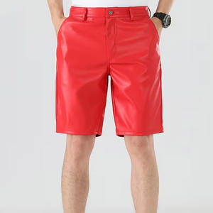 Pantalones Cortos de Cuero para Hombre, Corte Holgado, para Invierno, Estilo 2026, en Oferta, a Bajo Precio - Product Image 1