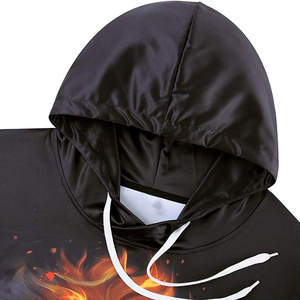 Sudadera con Capucha Gráfica para Hombre, Resistente al Calor Extremo, con Logotipo Personalizado, Sudadera de Forro Polar, Ropa Deportiva Profesional para Gimnasio, Nueva Colección 2026 - Product Image 3