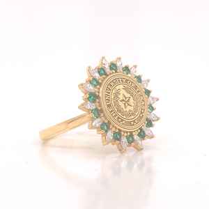 Anillo Escolar BOJ 079, Anillo Universitario y de Colegio, Anillo de Graduación para Mujer, Anillo Personalizado con Año de Graduación, Anillo en Oferta a Bajo Precio - Product Image 2