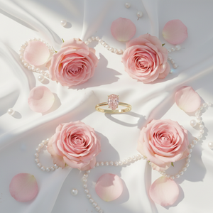 Anillo de Compromiso Solitario de Oro Amarillo de 18K con Diamante Rosa Pera Cultivado en Laboratorio, Certificado IGI, Diseño Moderno, Anillo de Regalo de Boda - Product Image 5