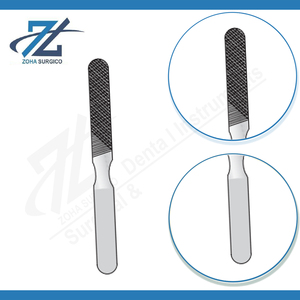 Lime à os et raspette manuelles de haute qualité 215 mm, instruments chirurgicaux en acier inoxydable certifiés CE, réutilisables - Product Image 3