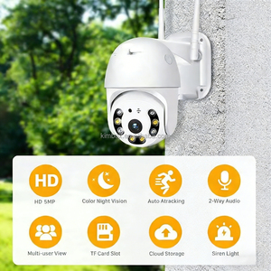 High Resolution 5MP Outdoor PTZ IP <strong>Camera</strong> Night Vision Cloud Motion Detection CMOS Sensor-1 Year Wireless Smart <strong>CCTV</strong> Security - Product Image 2