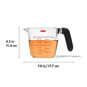 SoftWorks Tasse à mesurer en verre réglable de 1000 ml, transparente, pour liquides, café, usage domestique et en cuisine - Product Image 5